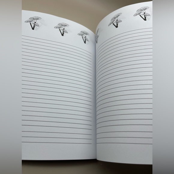 Black and White Mushroom Journal, New, For Bundle Purchases Only - Picture 6 of 6